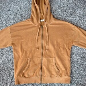 Pink Rose Camel Fleece Hoodie